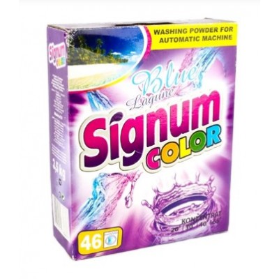 Порошок для прання Signum Сolor 3,5 кг, п/е  (97-115)